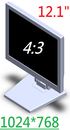 12.1 inch XGA Monitor